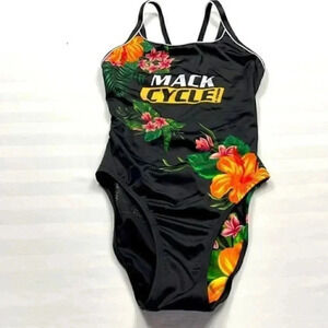 Mack Cycle NWT thin straps XS/28 cycling swimsuit
